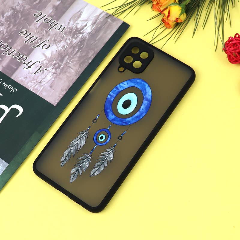 قاب PC مات محافظ لنزدار طرحدار چشم و نظر Samsung A12