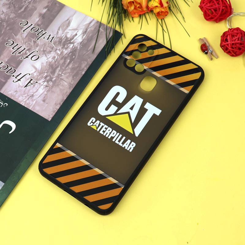 قاب PC مات محافظ لنزدار طرحدار CAT سامسونگ A21s