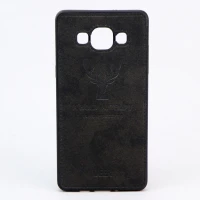 قاب چرمی طرح گوزن Samsung A5 مشکی