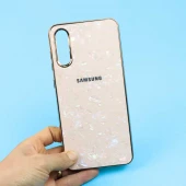 قاب ماربل ژله ای یخی Samsung A70s طلایی