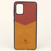قاب چرمیBURBERRY سامسونگ A71 قهوه ای روشن