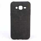 قاب چرمی طرح گوزن Samsung J5 مشکی