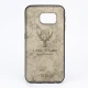 قاب چرمی طرح گوزن Samsung S6 طوسی