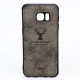 قاب چرمی طرح گوزن Samsung S7 Edge خاکستری