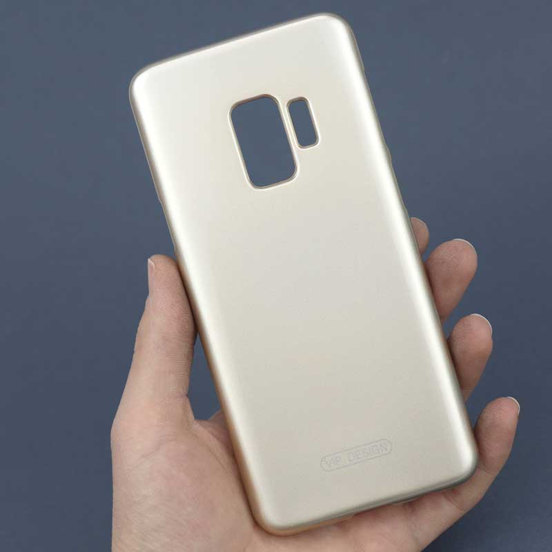 قاب ژله ای براق Samsung S9 طلایی