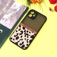 قاب PC مات محافظ لنزدار طرحدار پلنگی آیفون iPhone 12