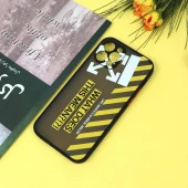 قاب PC مات محافظ لنزدار طرحدار Off White آیفون iPhone 12 Pro
