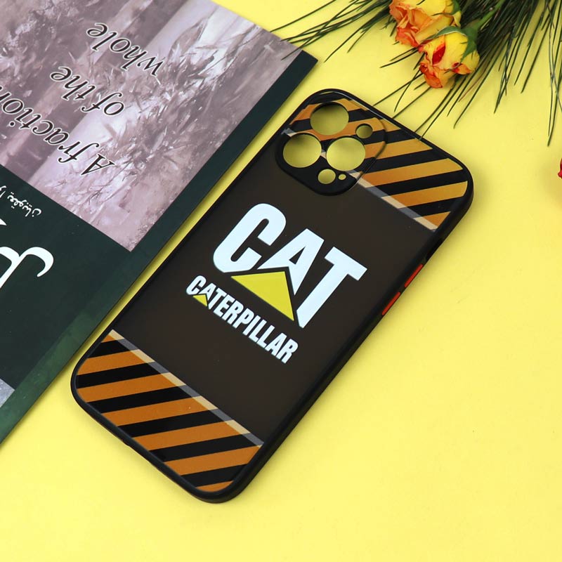 قاب PC مات محافظ لنزدار طرحدار CAT آیفون iPhone 12 Pro Max