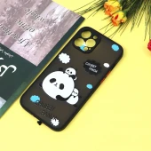 قاب PC مات محافظ لنزدار طرحدار پاندا آیفون iPhone 12 Pro Max