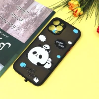 قاب PC مات محافظ لنزدار طرحدار پاندا آیفون iPhone 12 Pro Max