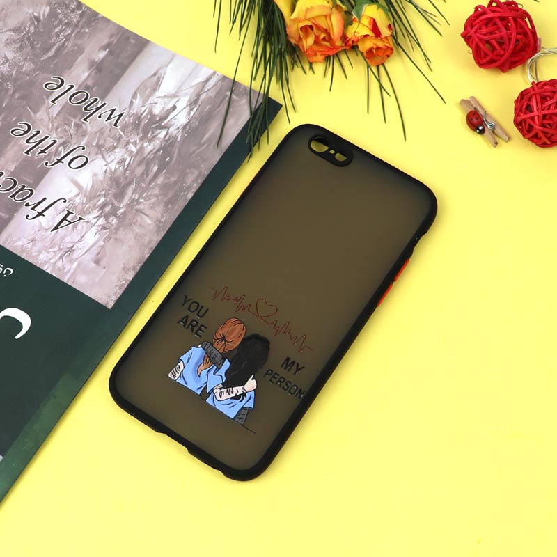 قاب PC مات محافظ لنزدار طرحدار Friends آیفون iPhone 6 / 6s