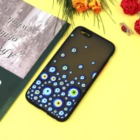 قاب PC مات محافظ لنزدار طرحدار چشم و نظر آیفون iPhone 6 / 6s