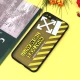 قاب PC مات محافظ لنزدار طرحدار Off White آیفون iPhone 7 Plus / 8 Plus