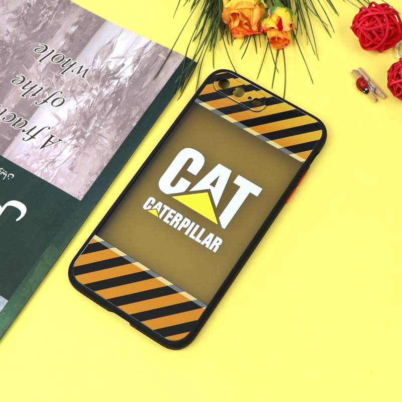 قاب PC مات محافظ لنزدار طرحدار CAT آیفون iPhone 7 Plus / 8 Plus