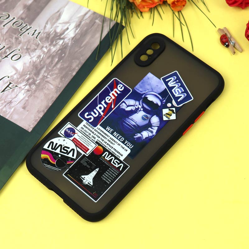 قاب PC مات محافظ لنزدار طرحدار NASA آیفون iPhone X/XS