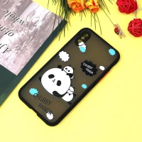 قاب PC مات محافظ لنزدار طرحدار پاندا آیفون iPhone X/XS