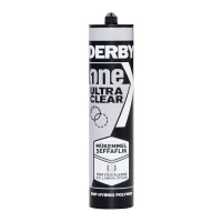 چسب مونتاژ تفنگی دربی One Ultra Clear حجم ۲۹۰ گرم