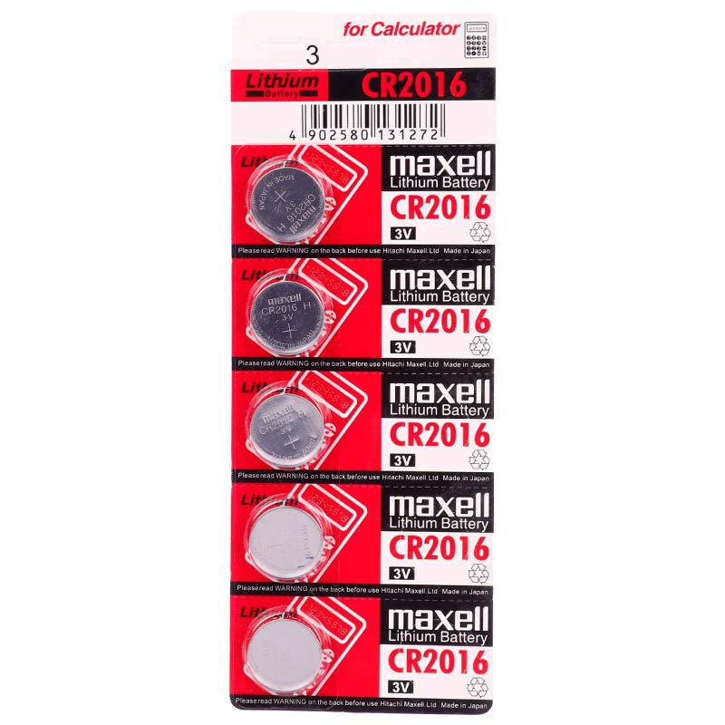 باتری سکه ای Maxell CR2016 High Copy بسته 5 عددی