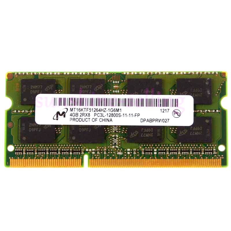 رم لپ تاپ Micron DDR3L 4GB 12800MHz