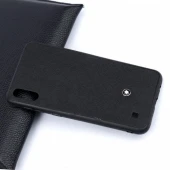 قاب چرمی Mont Blanc سامسونگ Galaxy A10 سری B مشکی