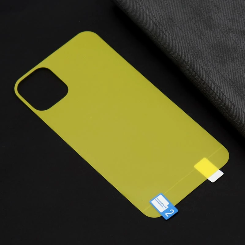 برچسب پشت تمام چسب زرد iPhone 11