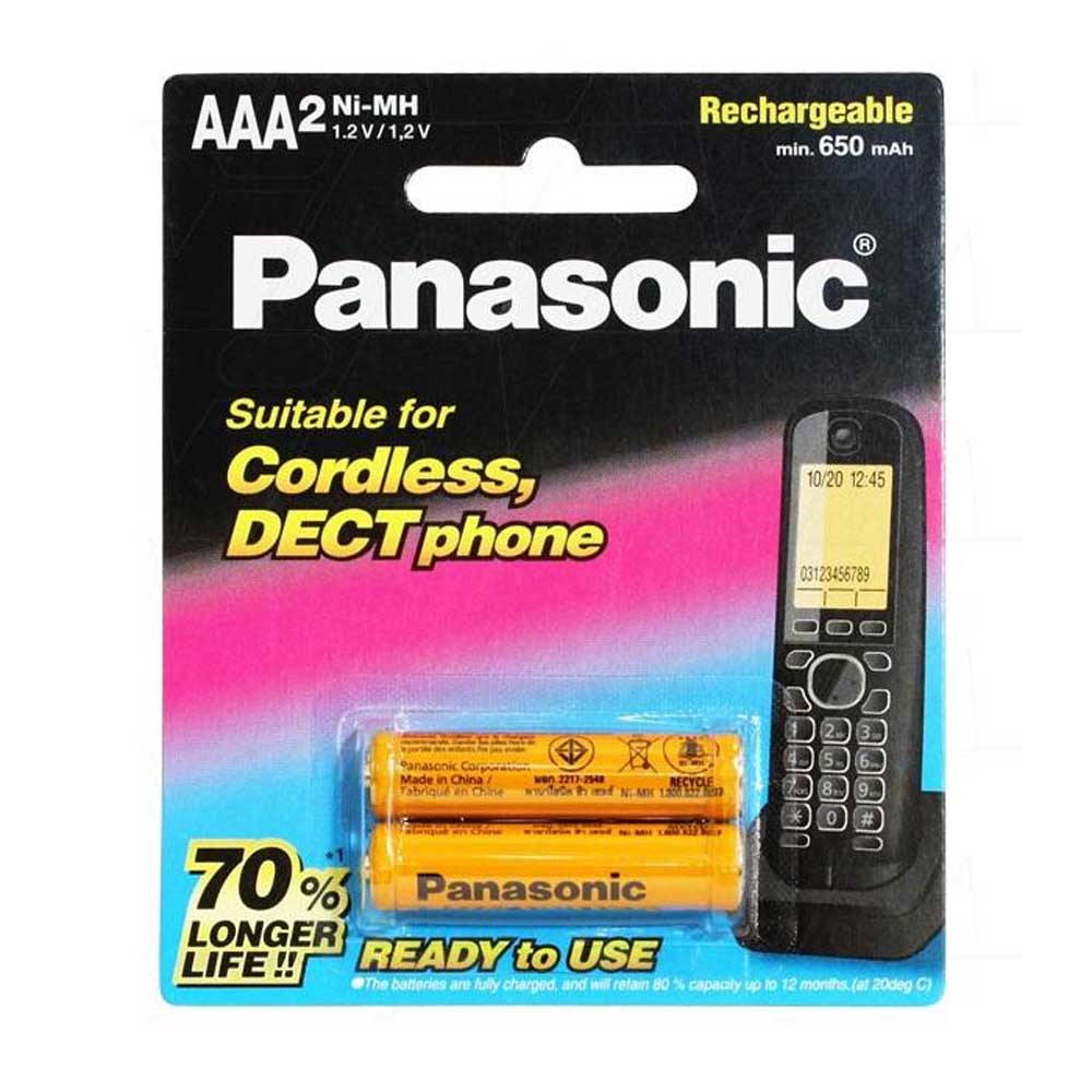 باتری نیم قلمی شارژی تلفن بی سیم Panasonic BK-4LDAW