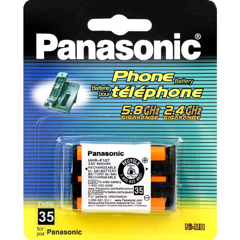 باتری تلفن بی سیم Panasonic HHR-P107A/1B + گارانتی