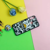 قاب فانتزی برجسته + پاپ سوکت طرح CAT هواوی Y6p سری D