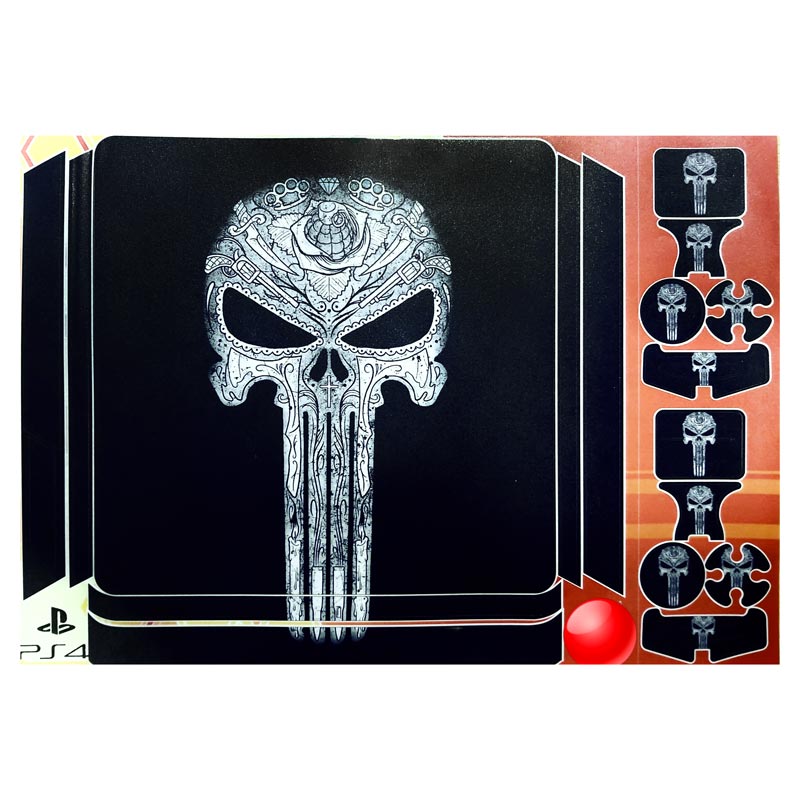 اسکین پلی استیشن 4 اسلیم طرح Punisher کد1