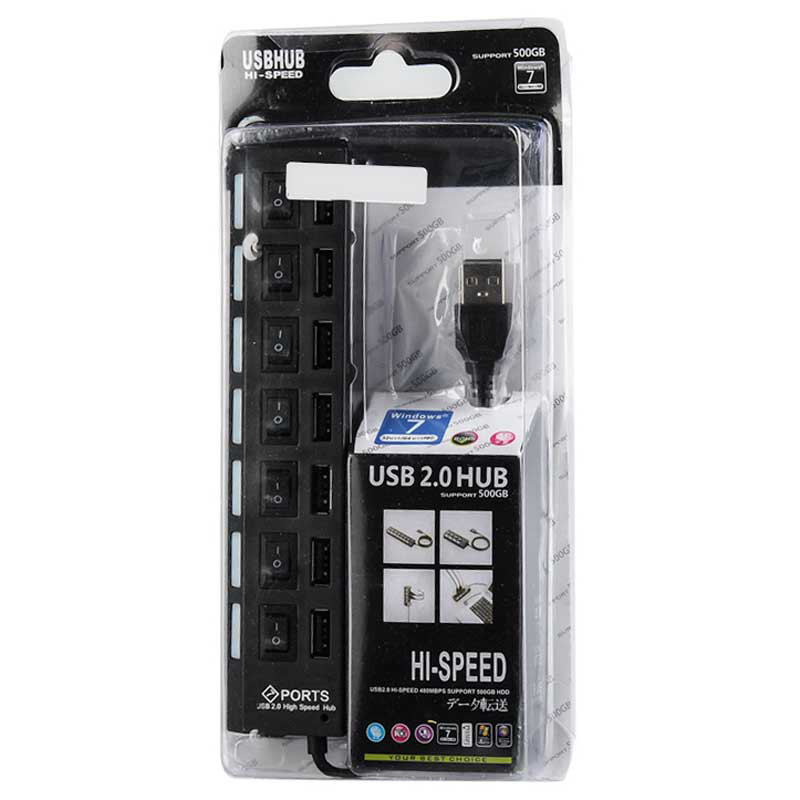 هاب 7 پورت USB2.0 های اسپید
