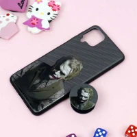 قاب فانتزی برجسته + پاپ سوکت طرح Joker سامسونگ A12 سری D