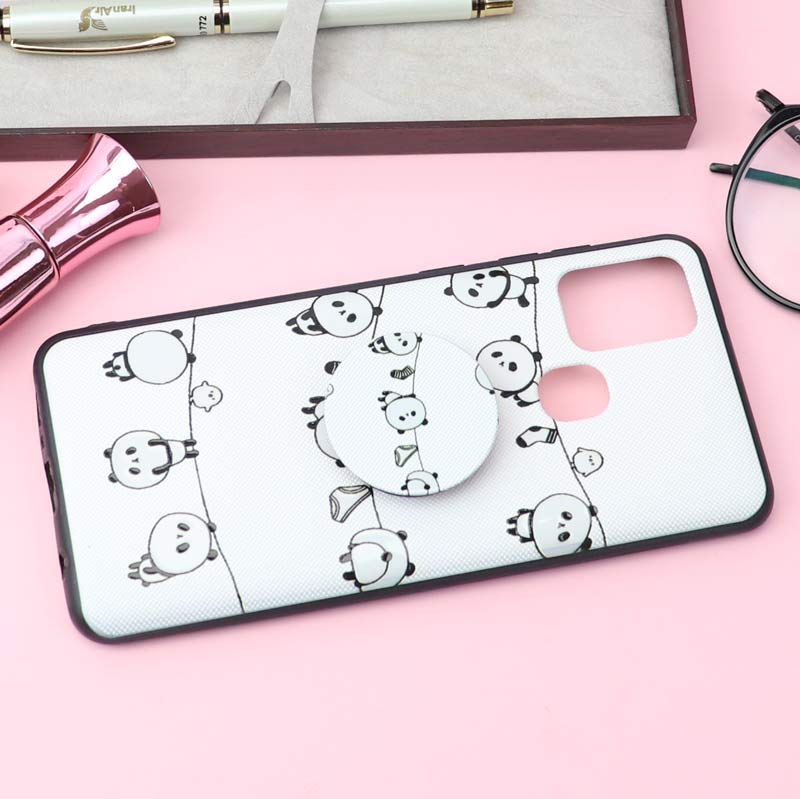 قاب فانتزی برجسته + پاپ سوکت کد۱۲ سامسونگ A21s