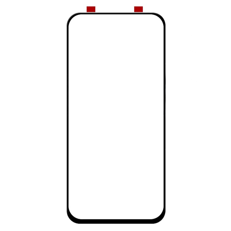گلس تعمیراتی Samsung A80 + OCA مشکی