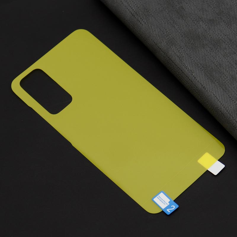 برچسب پشت تمام چسب زرد Samsung S20 FE