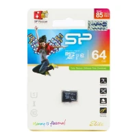 رم میکرو ۶۴ گیگ سیلیکون پاور Silicon Power Elite U1 85MB/s بدون خشاب