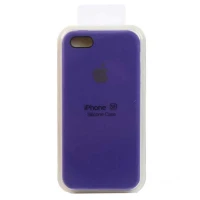 قاب سیلیکونی iPhone 5 بنفش تیره