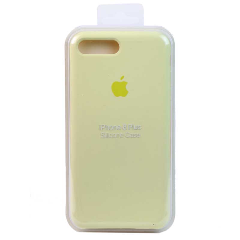 قاب سیلیکونی iPhone 7/8 Plus لیمویی روشن