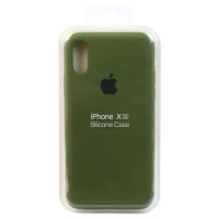 قاب سیلیکونی iPhone X/XS یشمی