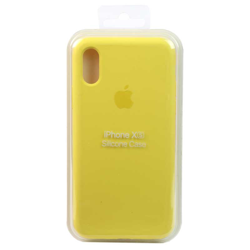 قاب سیلیکونی iPhone X/XS لیمویی