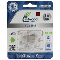 فلش 16 گیگ ویکومن Vicco VC120S OTG