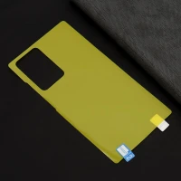برچسب پشت تمام چسب زرد Samsung Note 20 Ultra