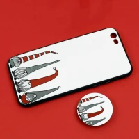 قاب فانتزی برجسته + پاپ سوکت طرح کوتوله iPhone 6/6s سری D