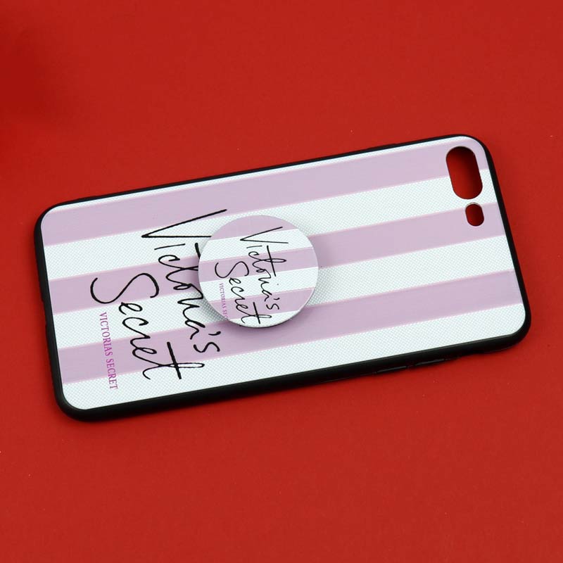 قاب فانتزی برجسته + پاپ سوکت طرح ویکتوریا iPhone 7 Plus / 8 Plus سری D