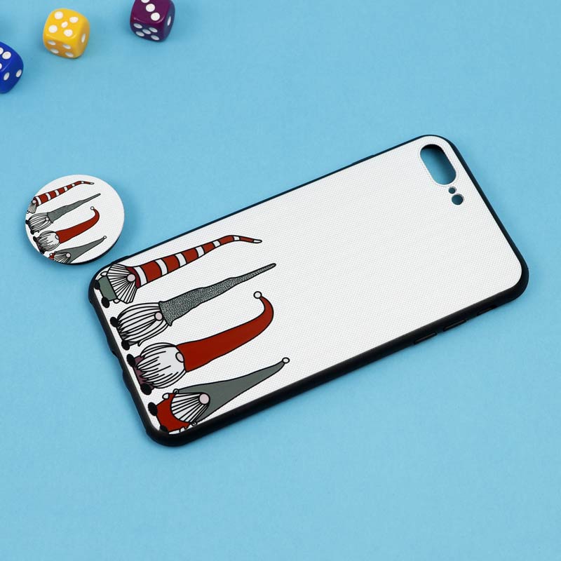 قاب فانتزی برجسته + پاپ سوکت طرح کوتوله iPhone 7 Plus / 8 Plus سری D