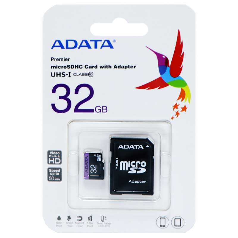 رم میکرو 32 گیگ ای دیتا ADATA RA1 U1 50MB/s + خشاب