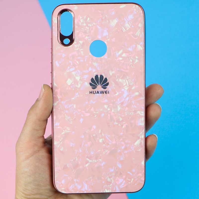 قاب ماربل ژله ای یخی Huawei Y7 2019 رزگلد