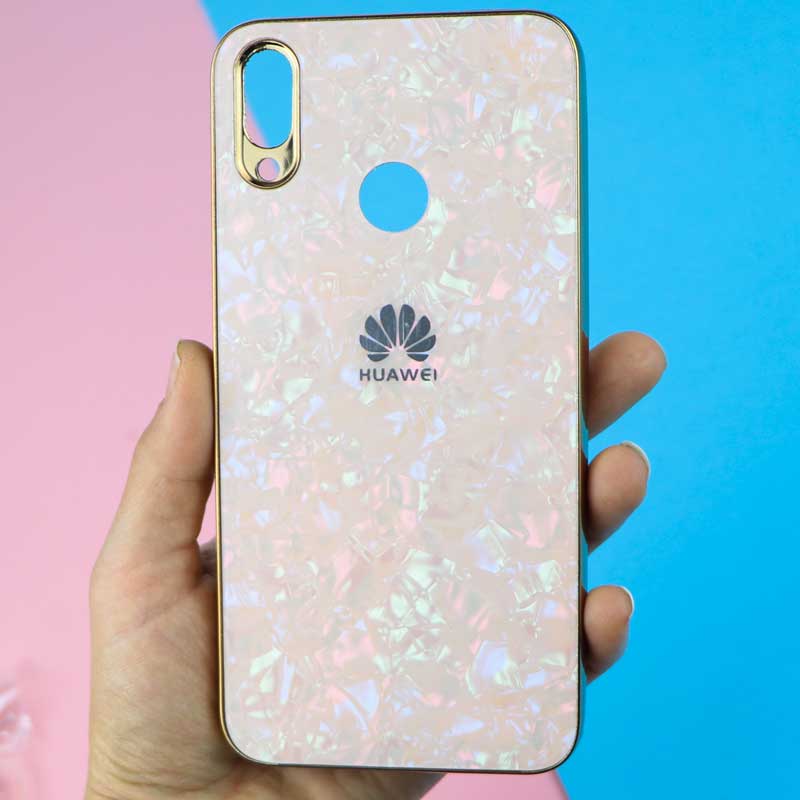 قاب ماربل ژله ای یخی Huawei Y7 2019 طلایی