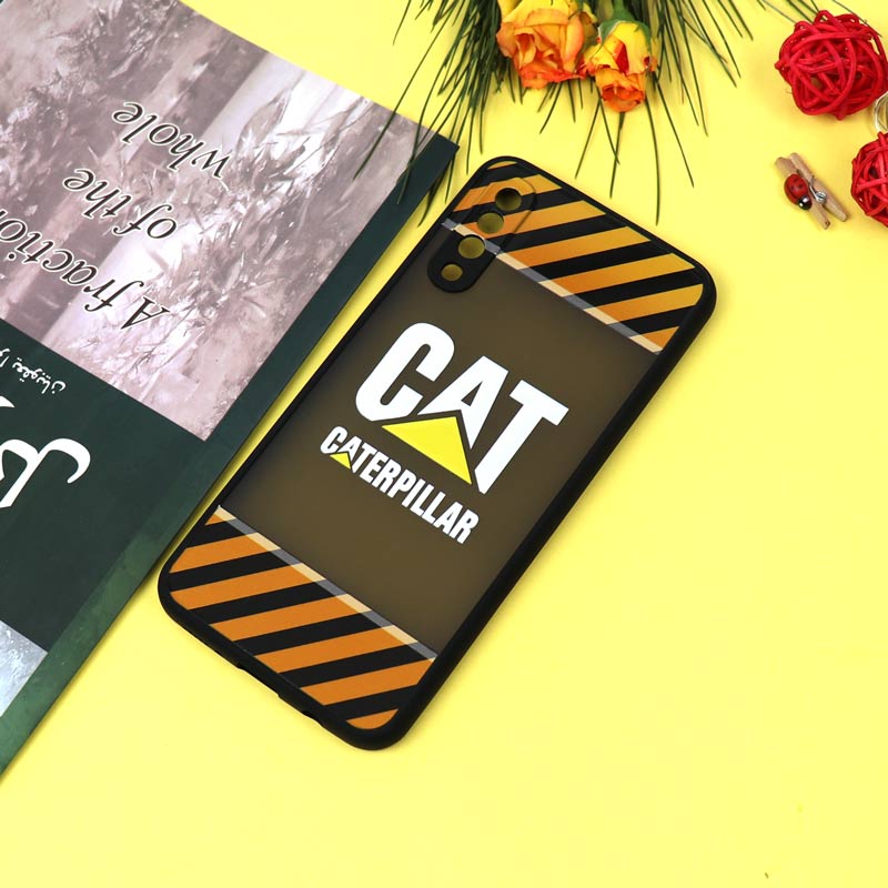 قاب PC مات محافظ لنزدار طرحدار CAT سامسونگ A30s / A50s