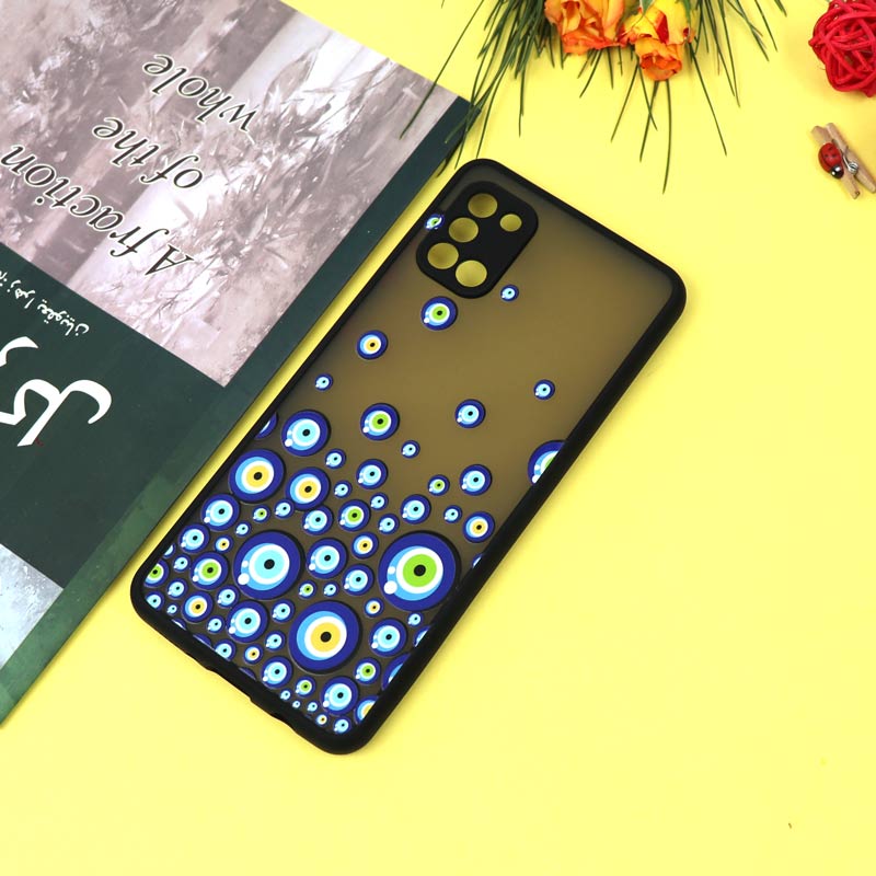 قاب PC مات محافظ لنزدار طرحدار چشم و نظر Samsung A31