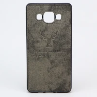 قاب چرمی طرح گوزن Samsung A5 خاکستری